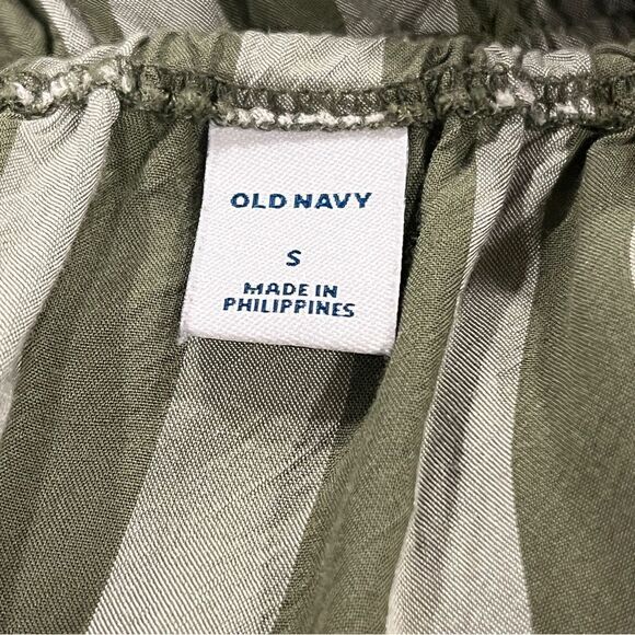 Old Navy Striped Green short Romper - Picture 8 of 12